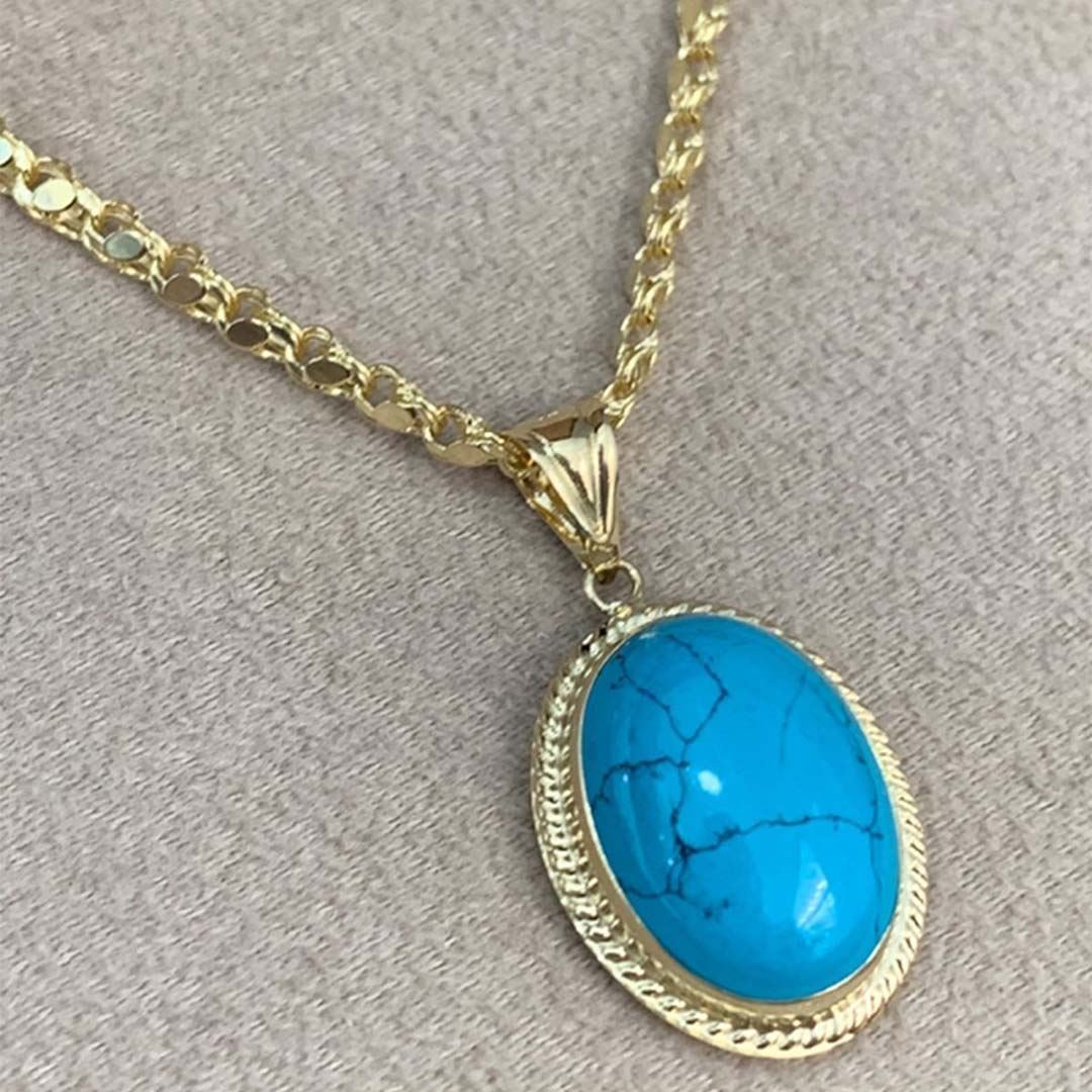 Renkli Taşlı Kolye Y00090