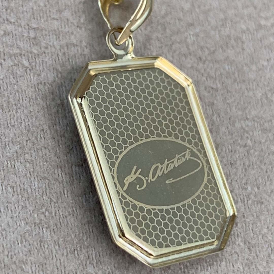 Atatürk Büssü Oval Kolye Y00333