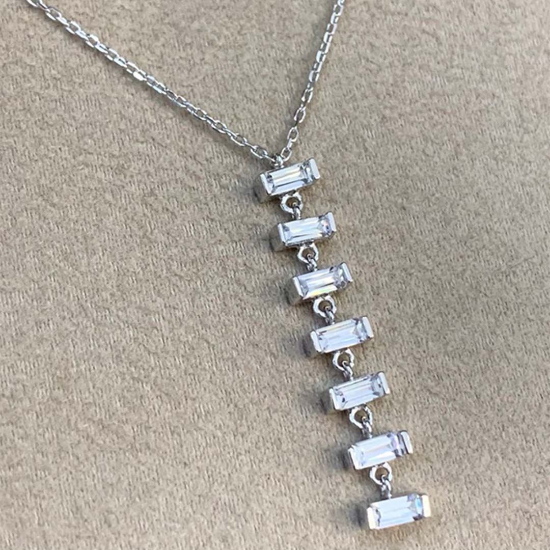 Baget Taşlı Kolye Y00497