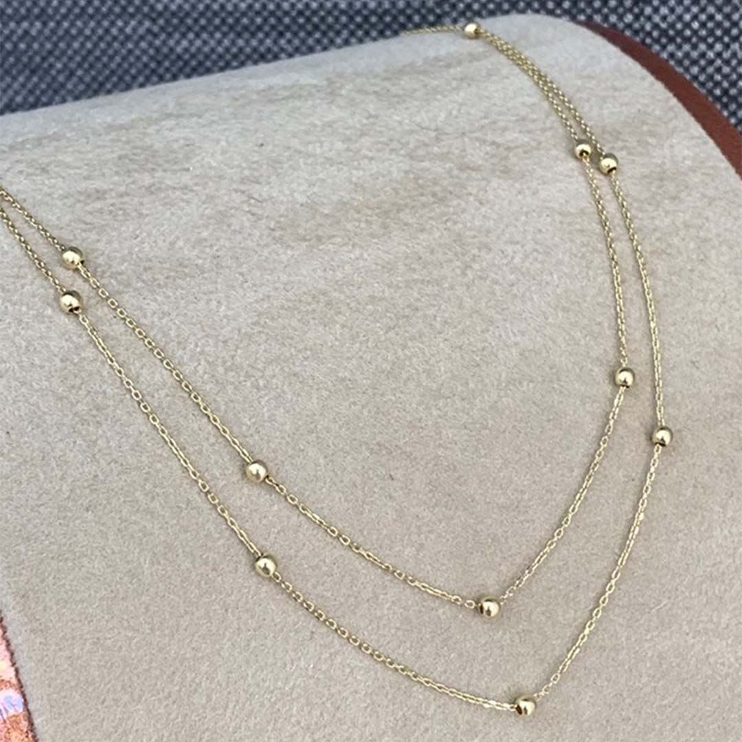 İki Katlı Top Zincir Y00525