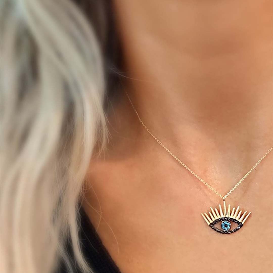 Kirpik Model Kolye Y00695