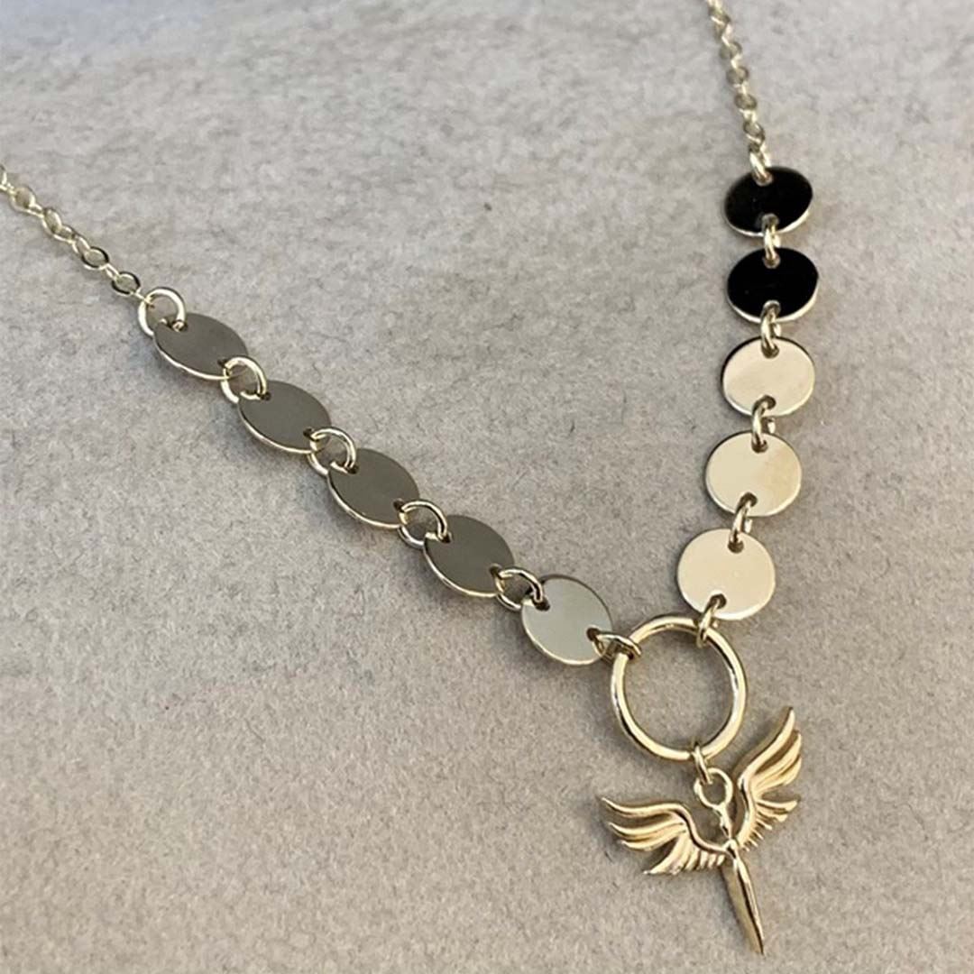 Pullu Melek Kolye Y00843