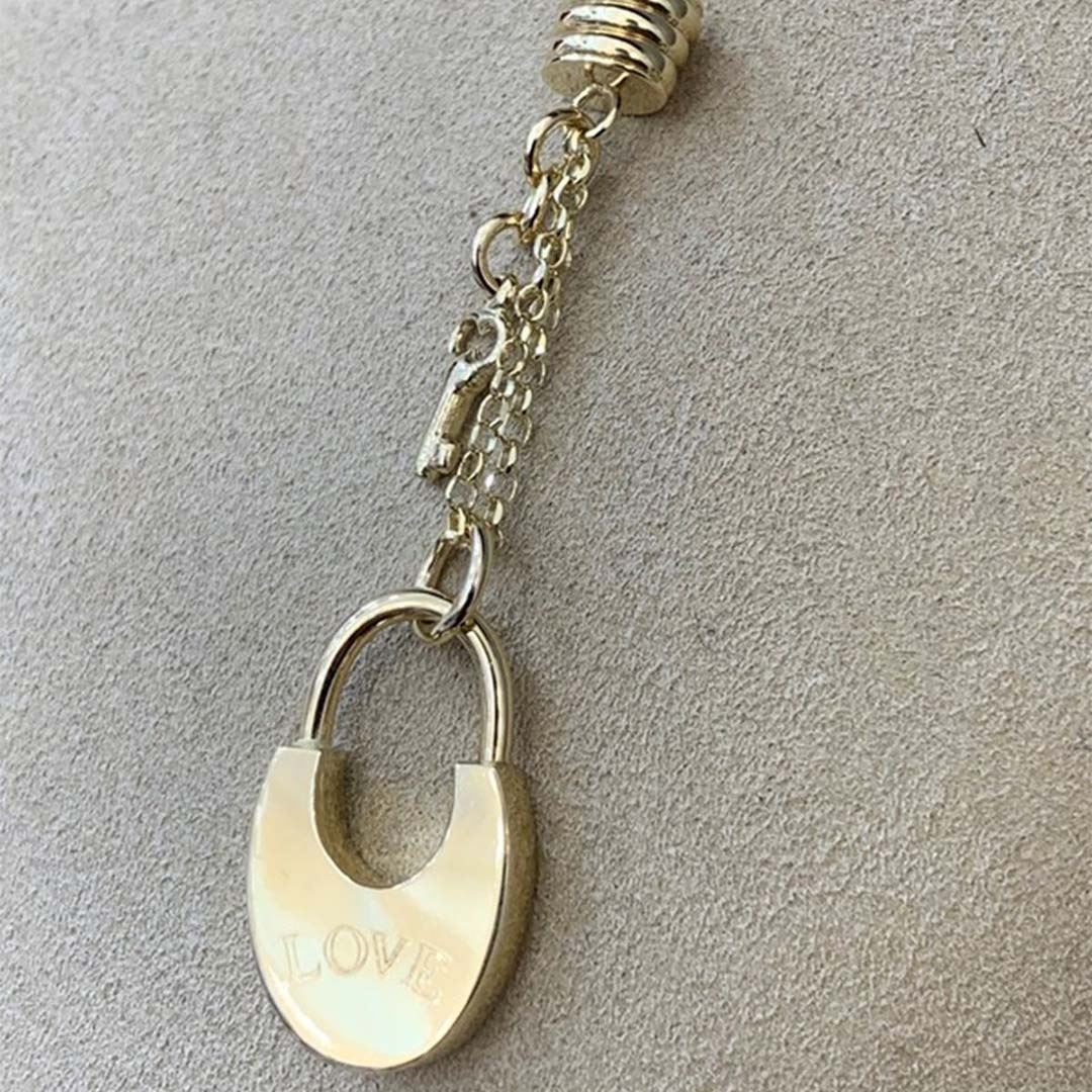 İthal Love Kilit Kolye Y00936