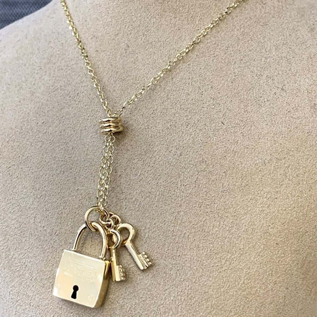 İthal Kilit Kolye Y00937