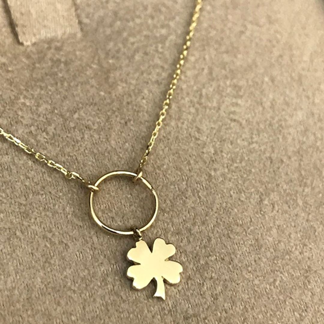 Yonca Altın Kolye Y00499