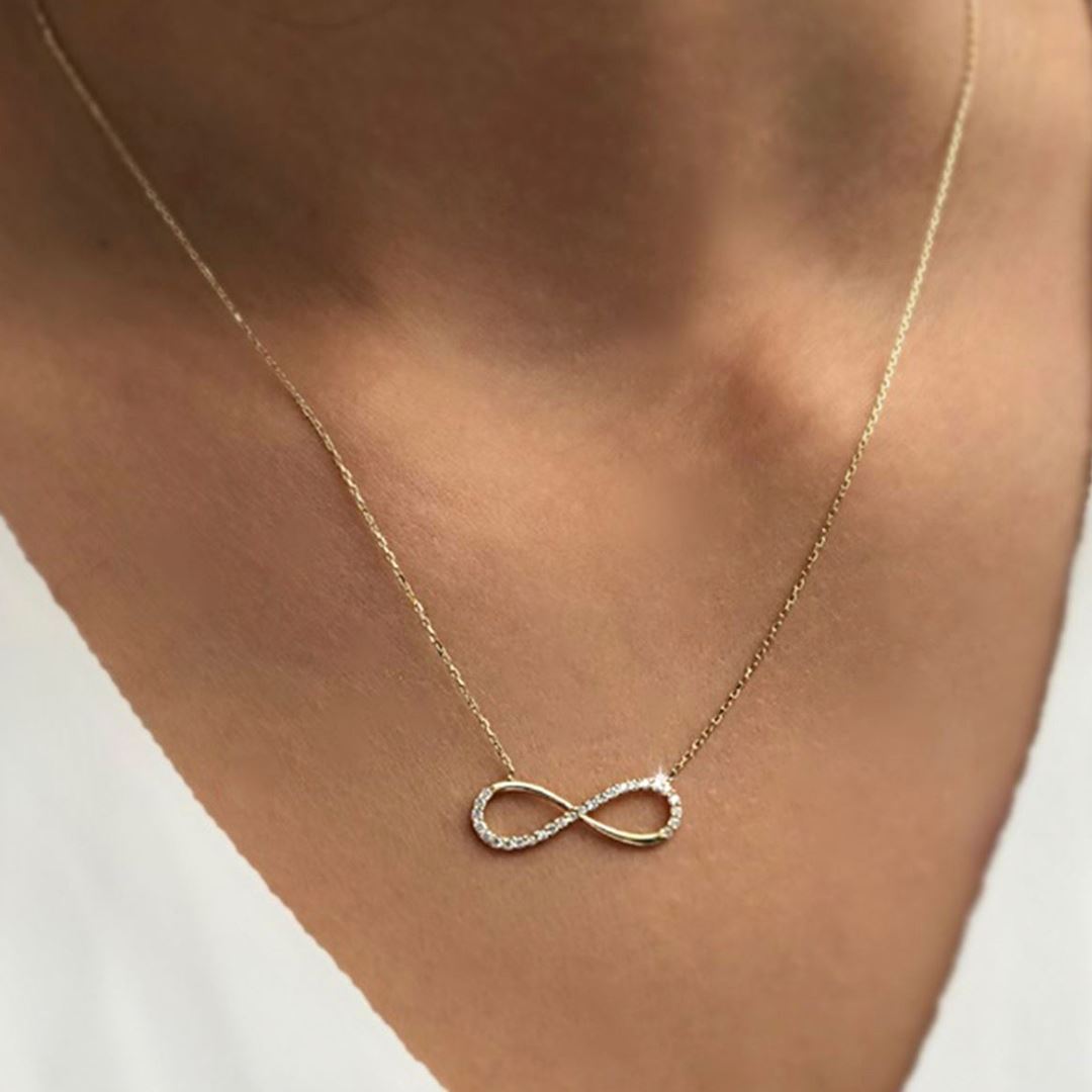 Sonsuzluk Altın Kolye Y00502