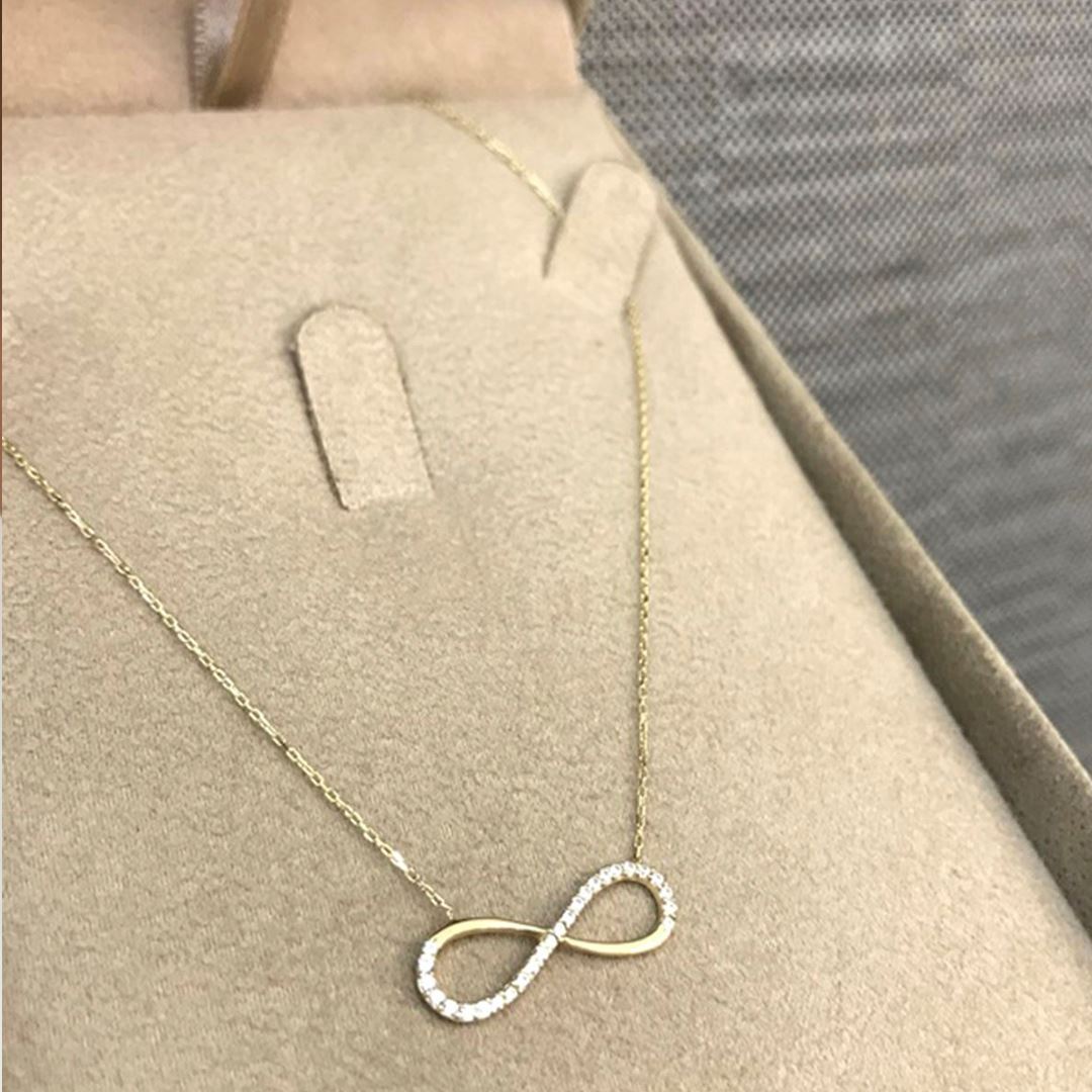 Sonsuzluk Altın Kolye Y00502