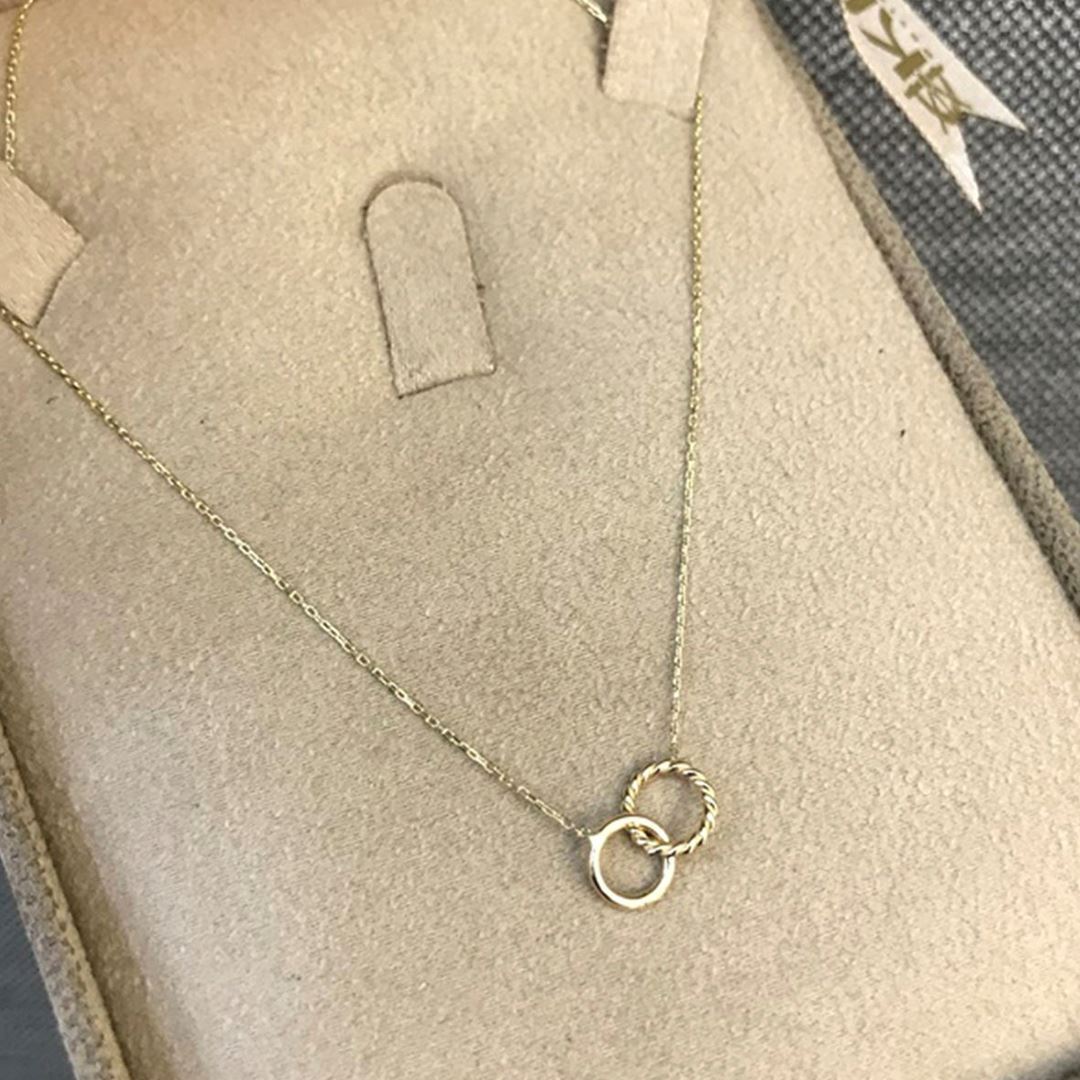 Halka Altın Kolye Y00693