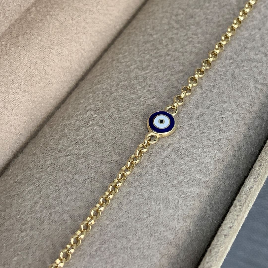 Mineli Çocuk Altın Bileklik Ç00055