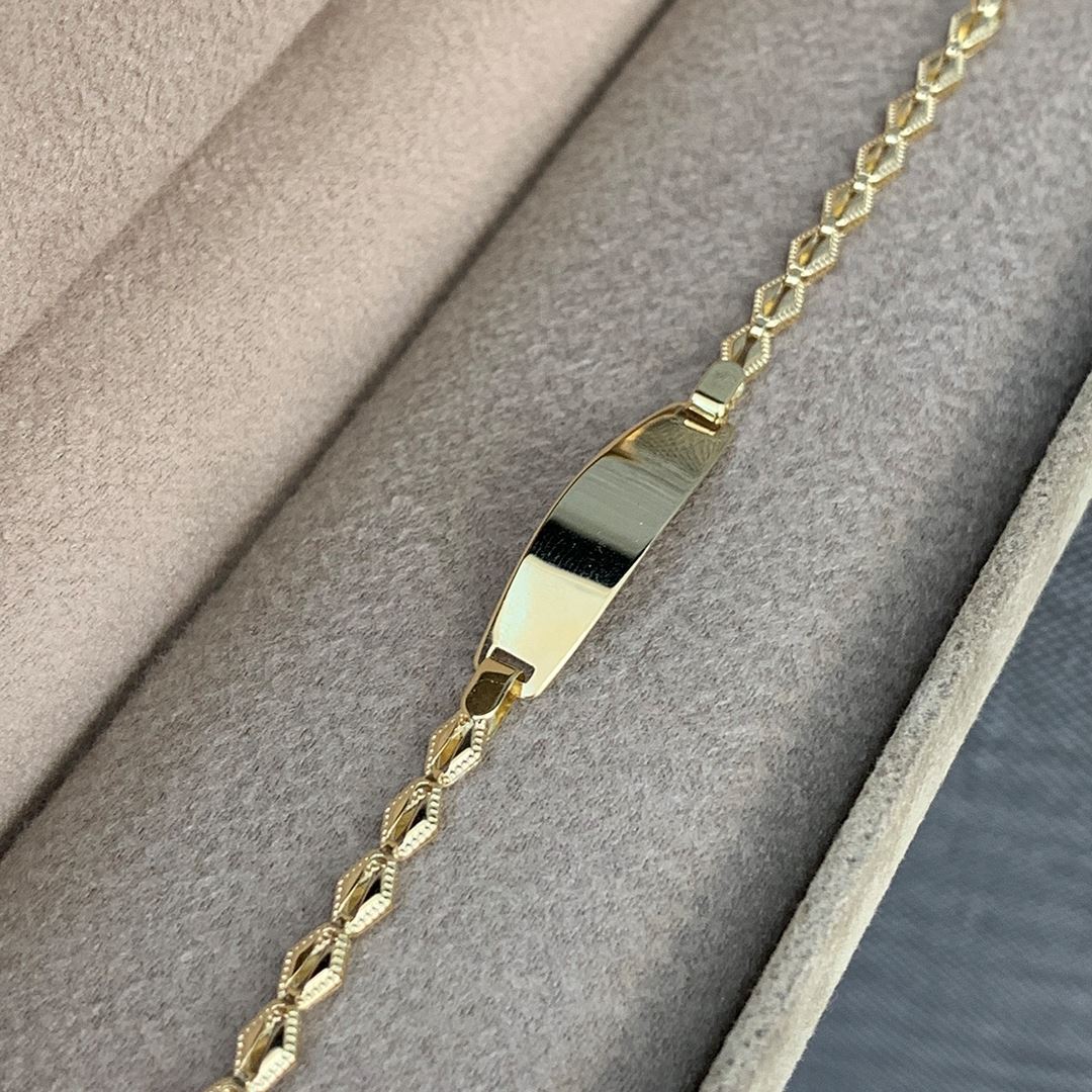 İsim Yazılan Çocuk Altın Bileklik Ç00058