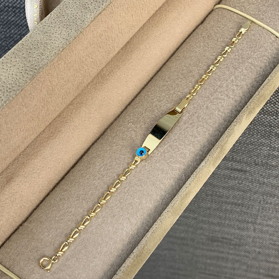 İsim Yazılan Çocuk Altın Bileklik Ç00062