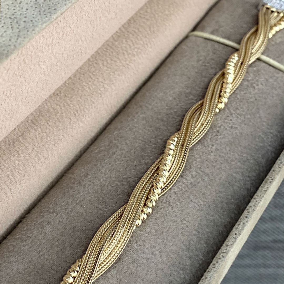 İtalyan Dorika Toplu Örme Bileklik BL0132