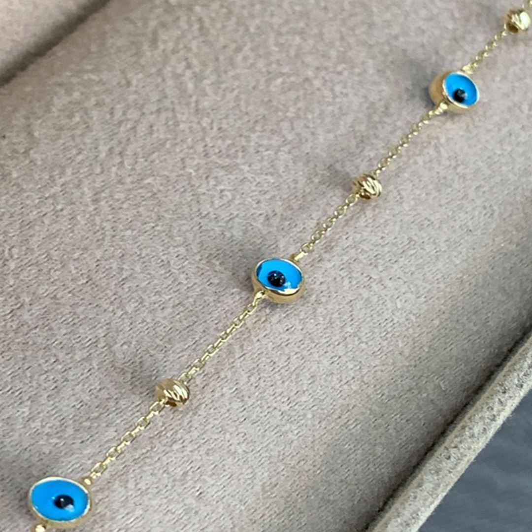 Dorika Toplu Gözlü Bileklik Y00123