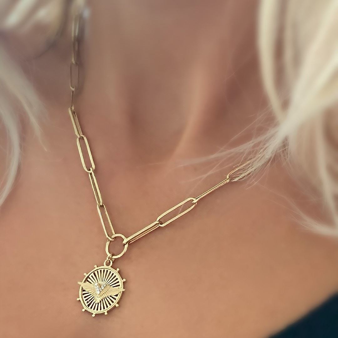 Kanat Figürlü Kolye GK002