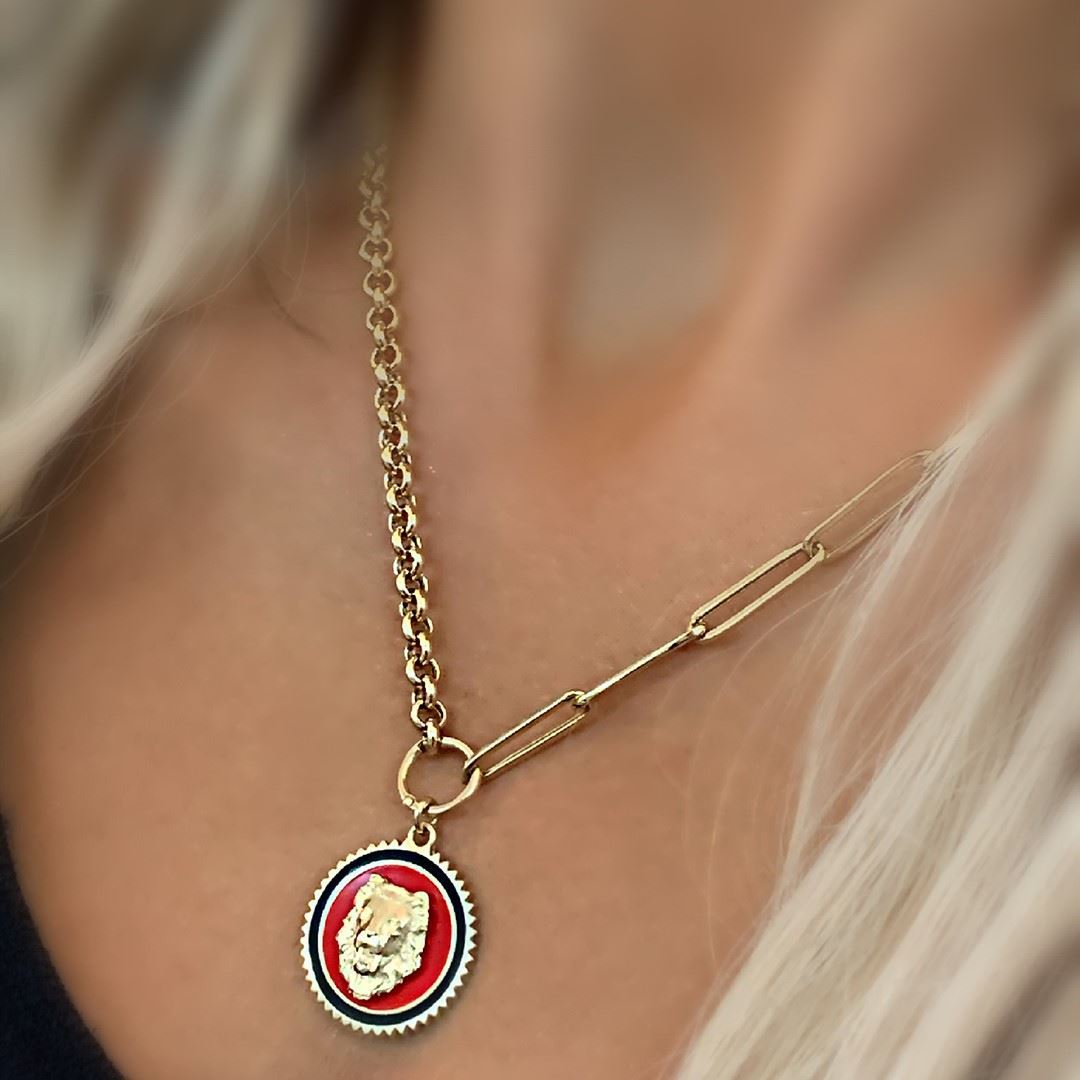 Aslan Figürlü Kolye GK013