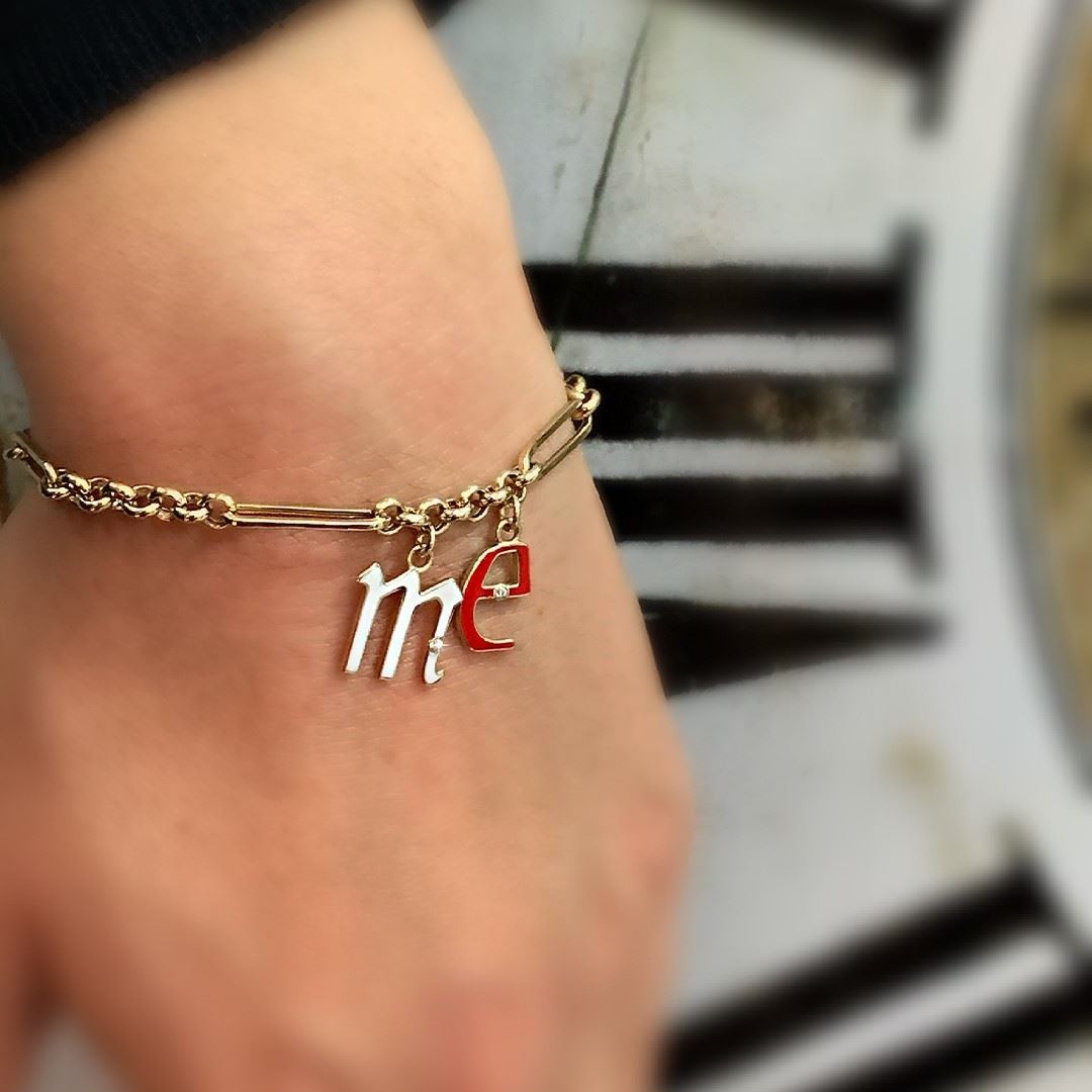 Mineli Harf Bileklik GK014