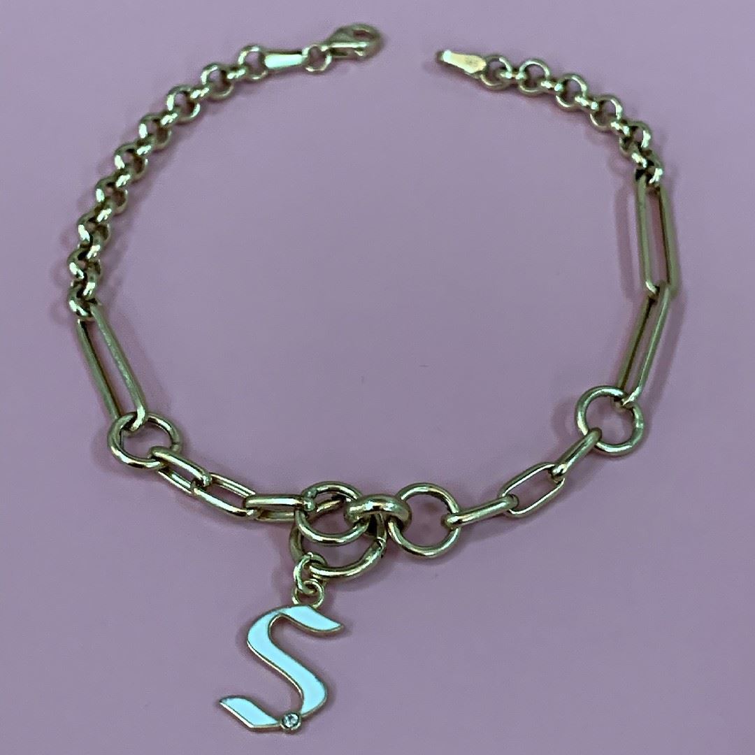 Mineli Harf Bileklik GK016