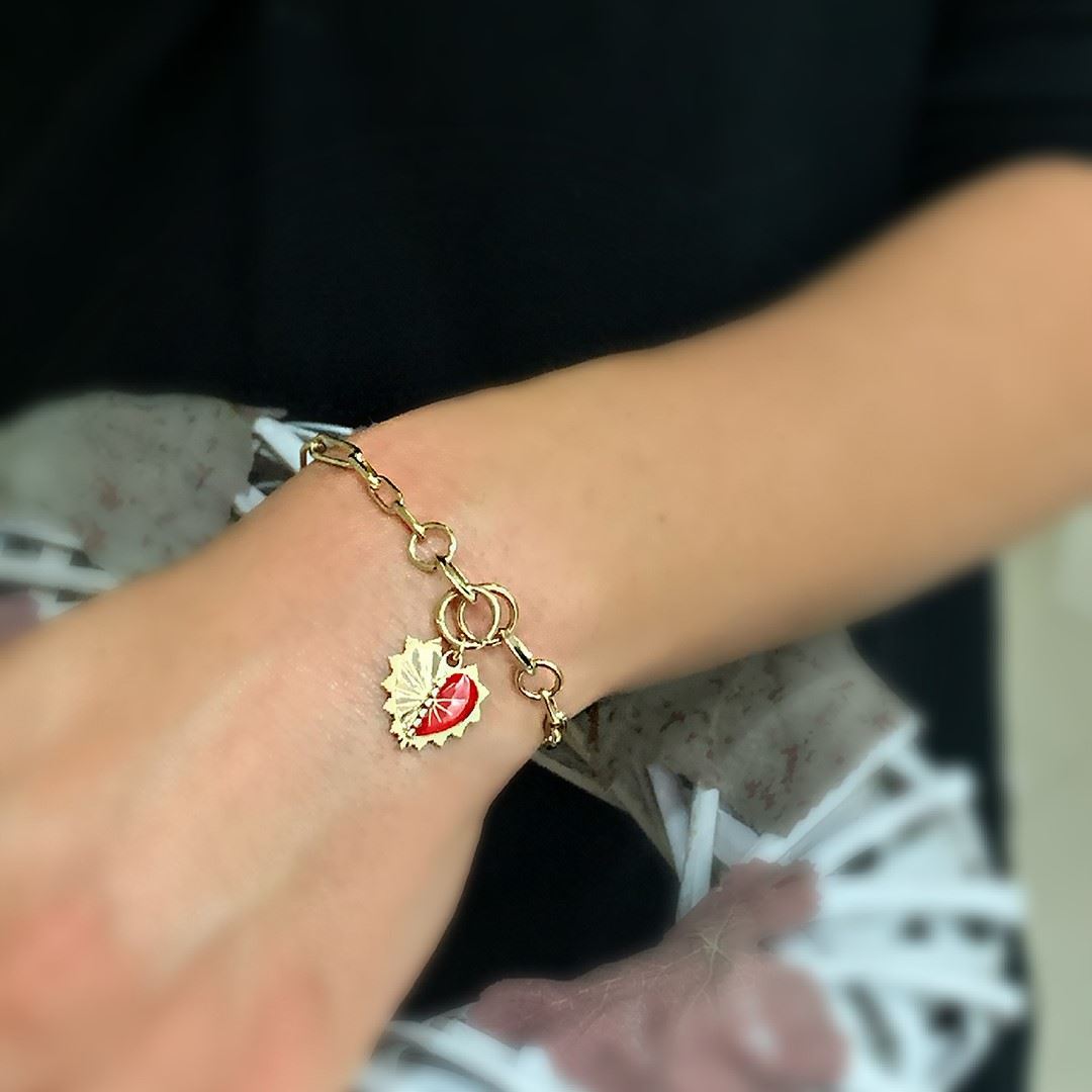 Mineli Kalp Bileklik GK018