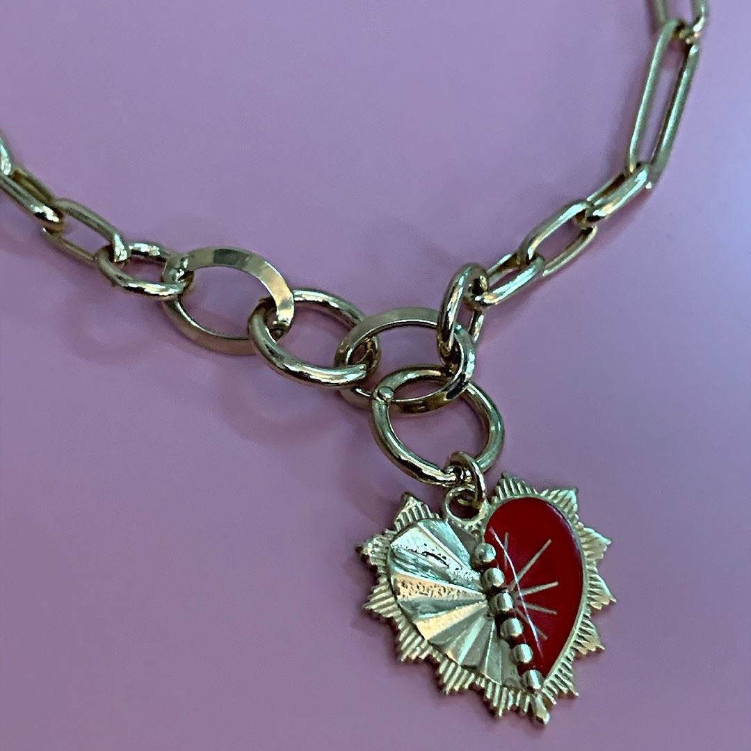 Mineli Kalp Bileklik GK018