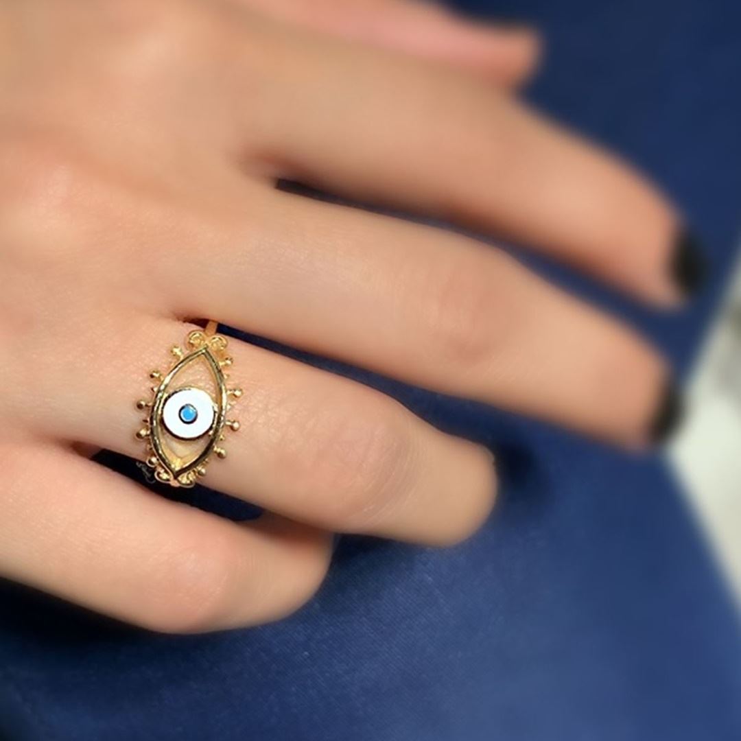 Altin Göz Yüzük Y00774
