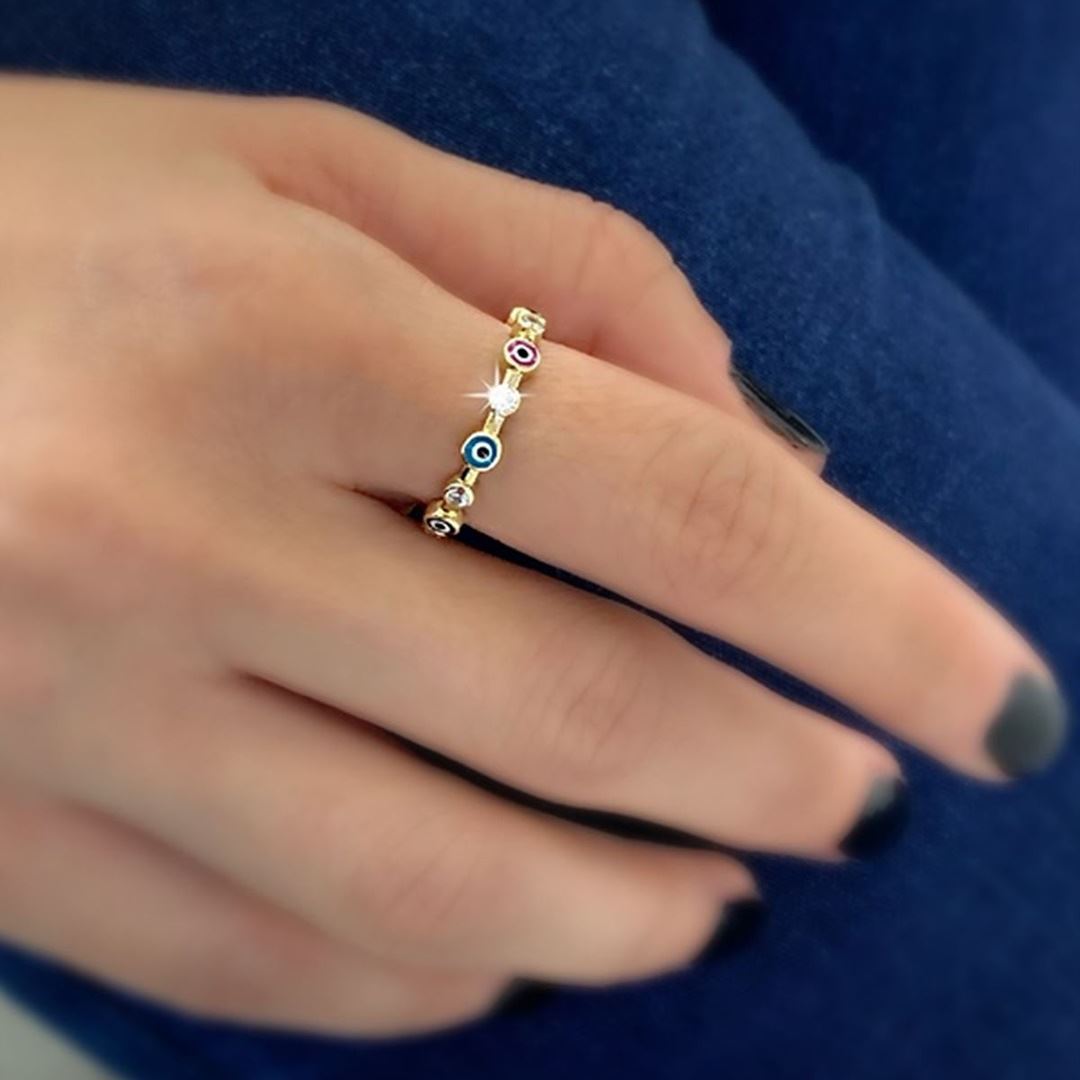 Mineli Nazar Yüzük Y00781