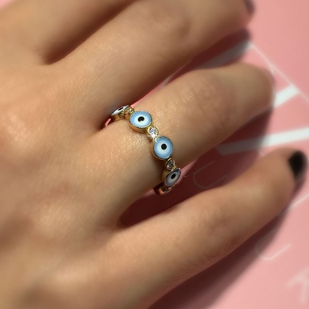 Mineli Nazar Yüzük Y00782