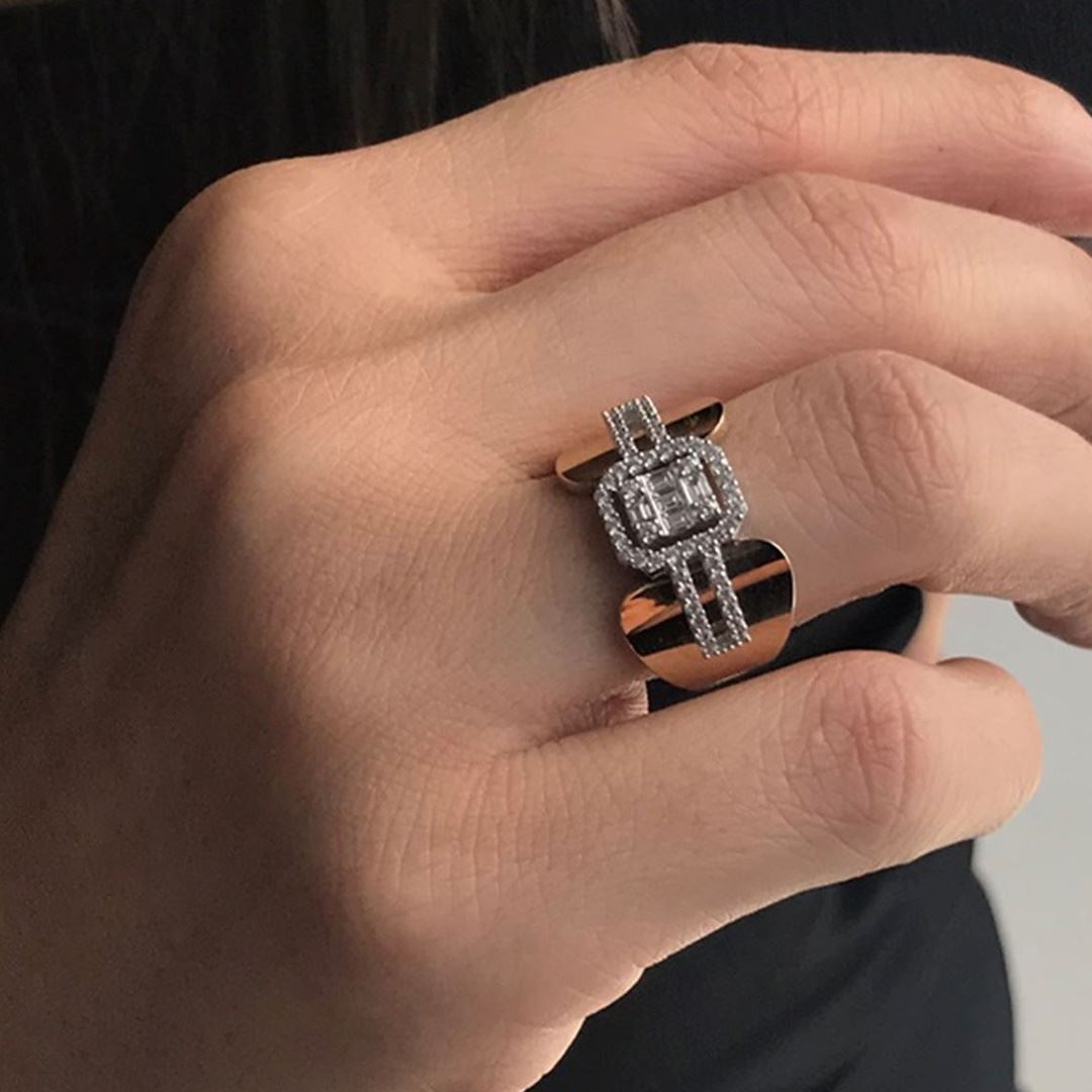 Baget Taşlı Yüzük YZ55148