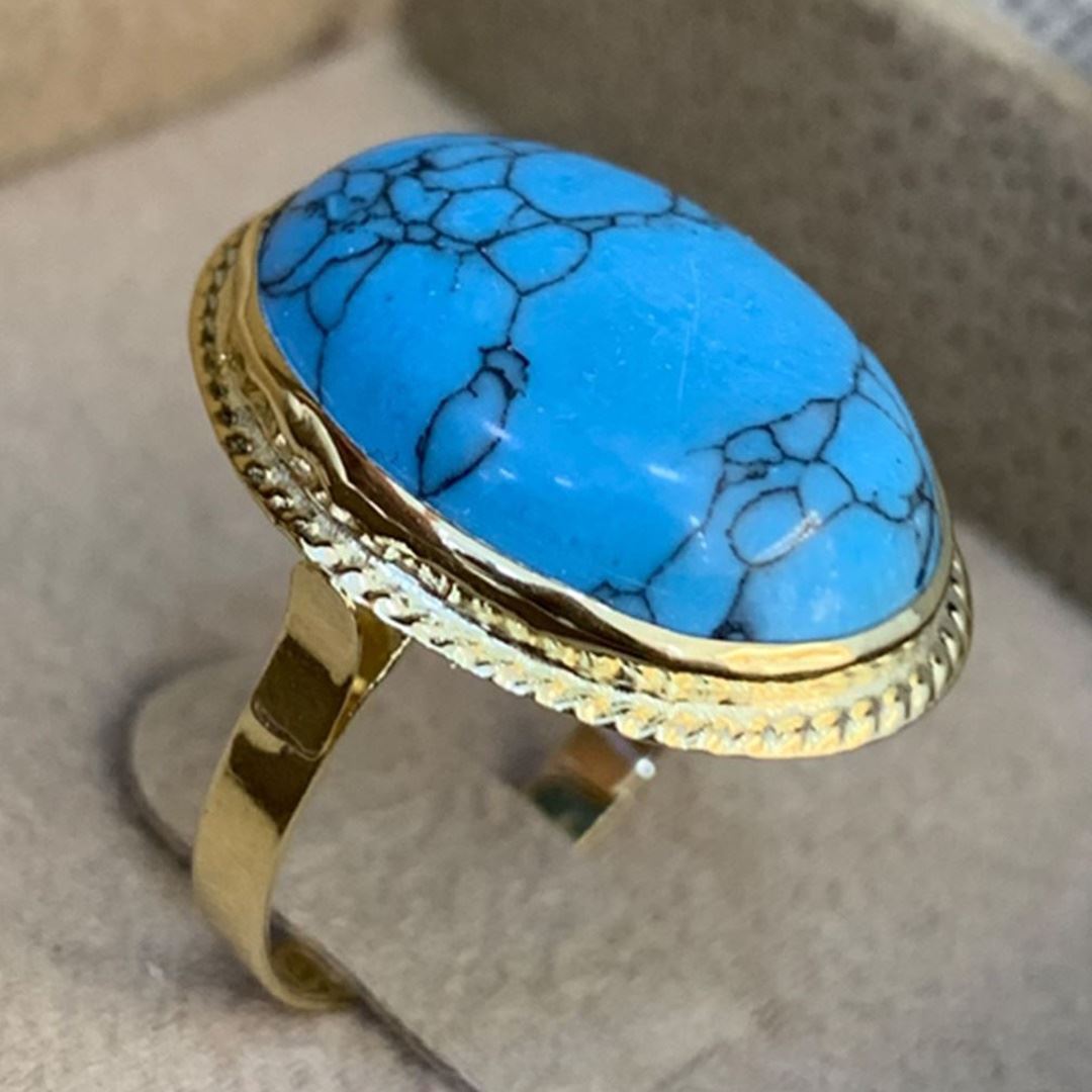 Firuze Taşlı Yüzük Y00338