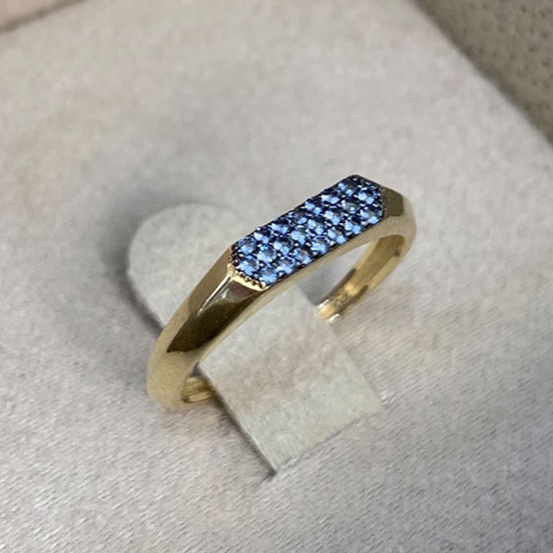 Mavi Taşlı Yüzük Y00361