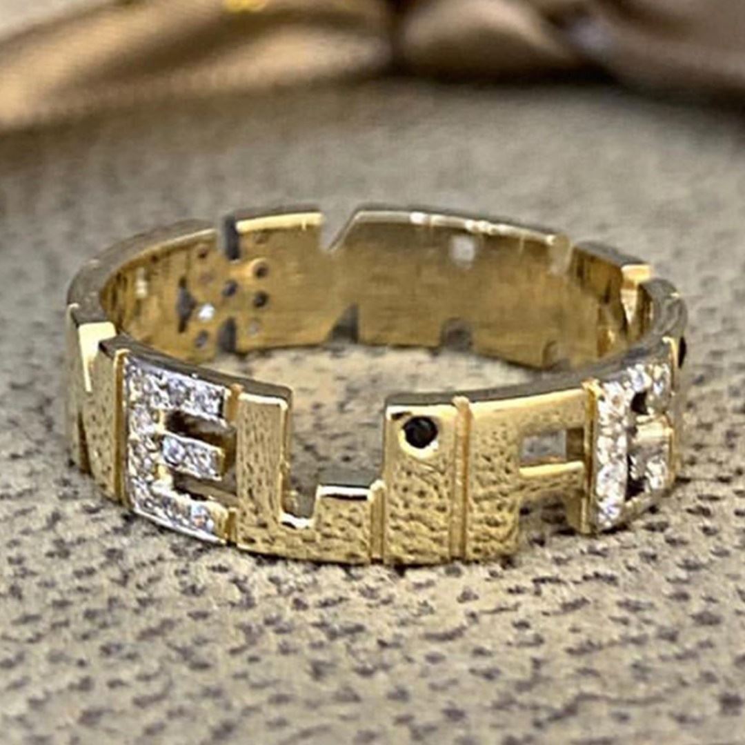 Altın İsimli Yüzük YE000Z4