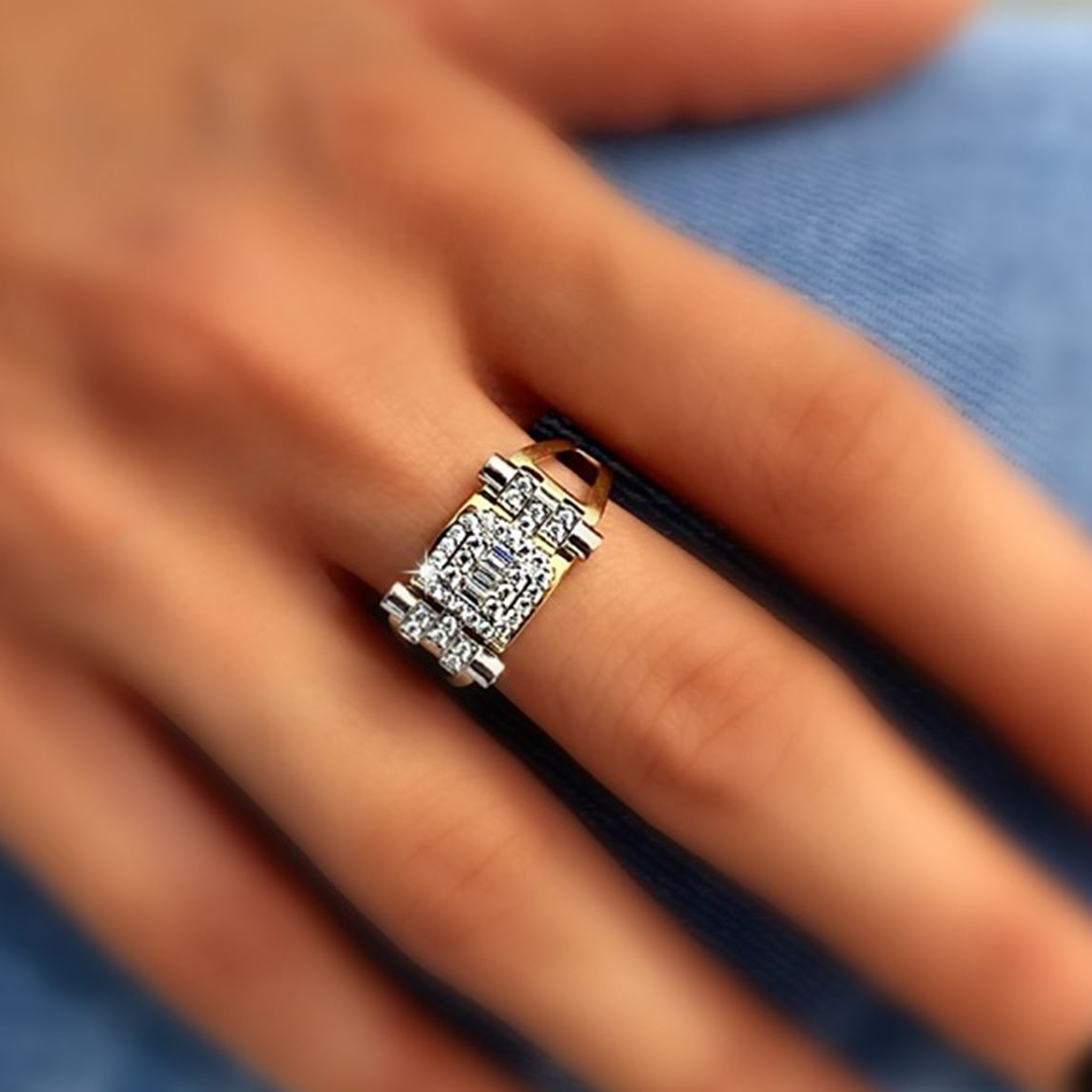 Baget Taşlı Yüzük Y00853