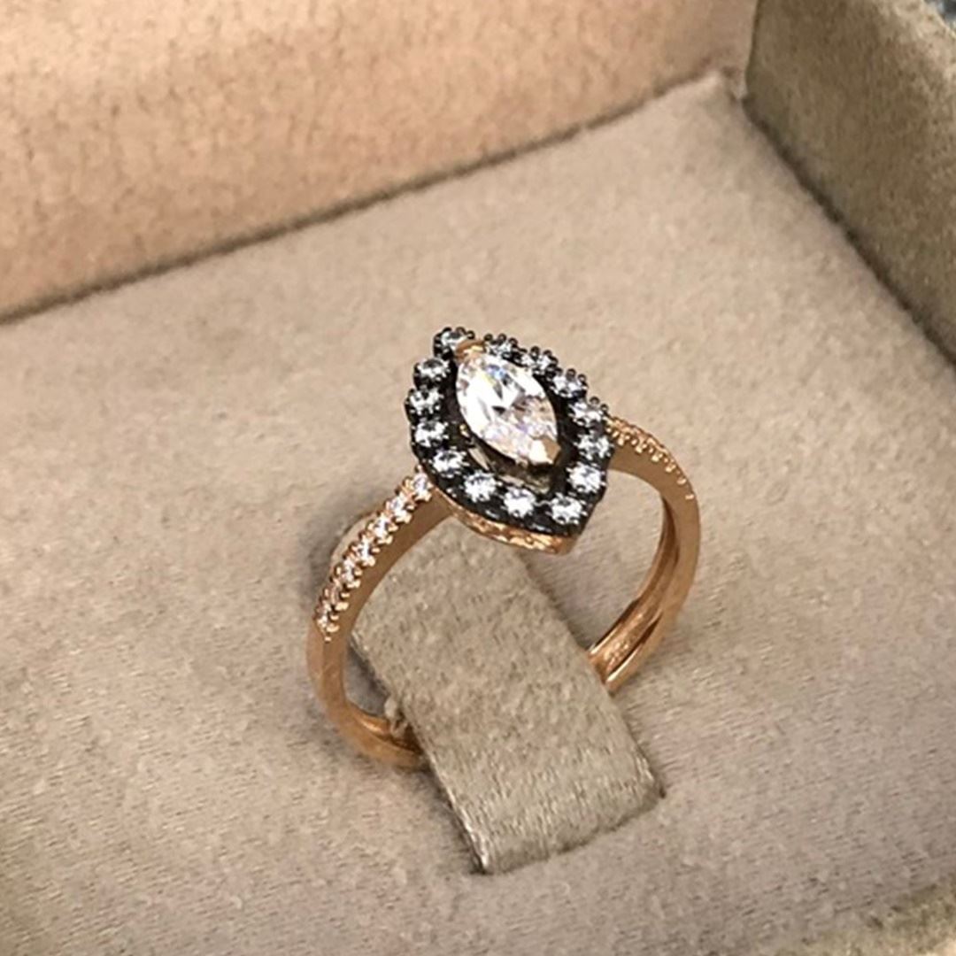 Elmas Model Altın Yüzük Y00843