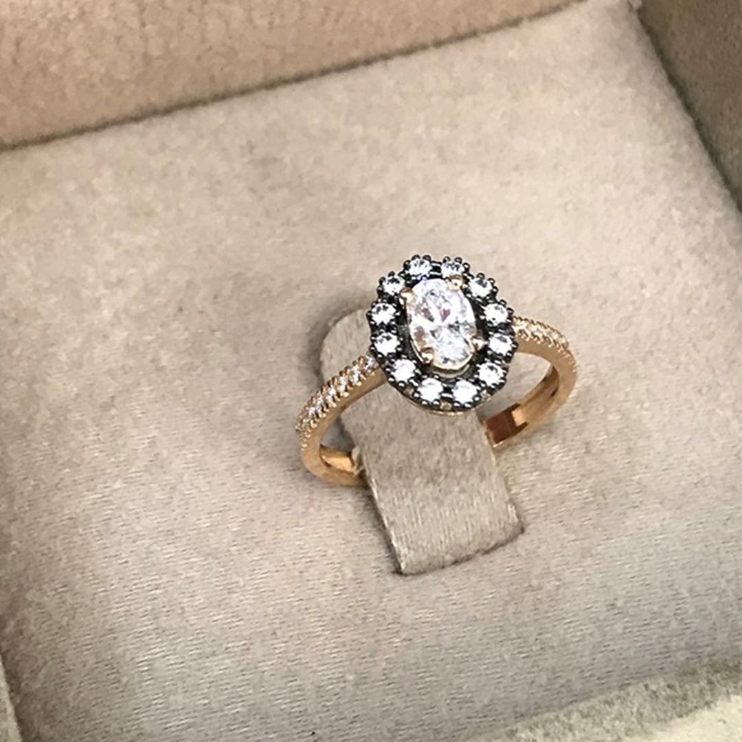 Elmas Model Altın Yüzük Y00845