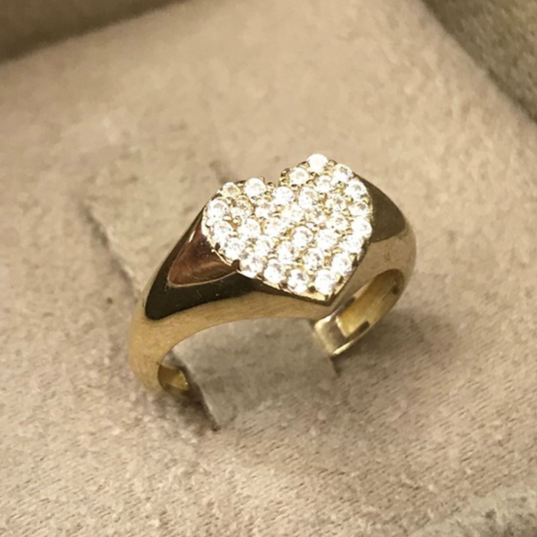 Kalp Şovalye Yüzük Y00854