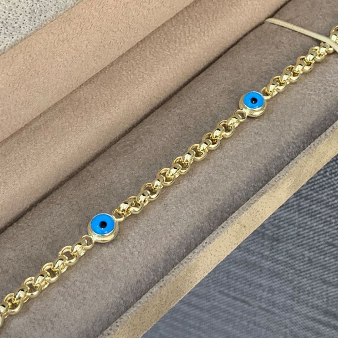 İki Nazar Boncuklu Bileklik BL0002