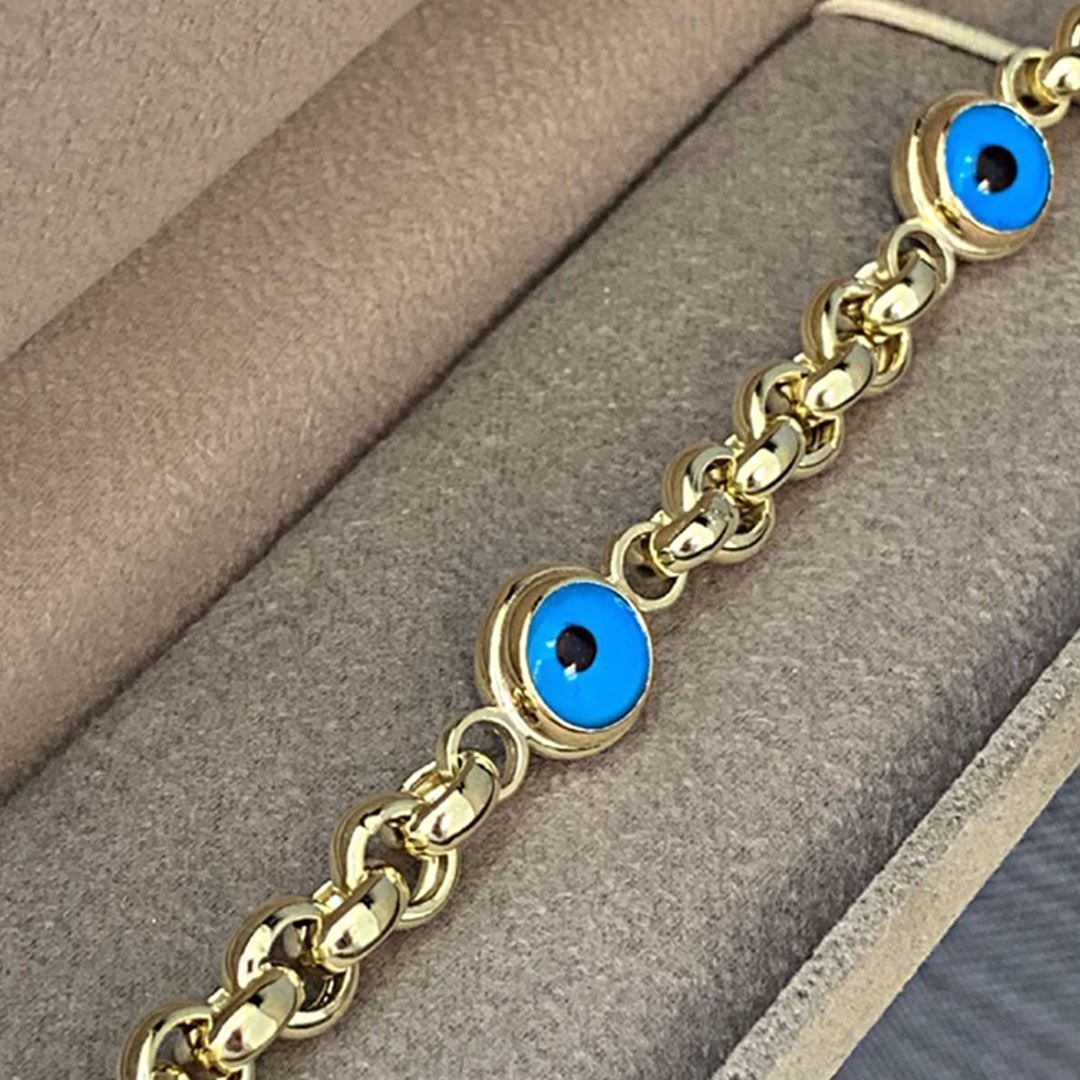 Üç Gözlü Nazar Bileklik BL0004