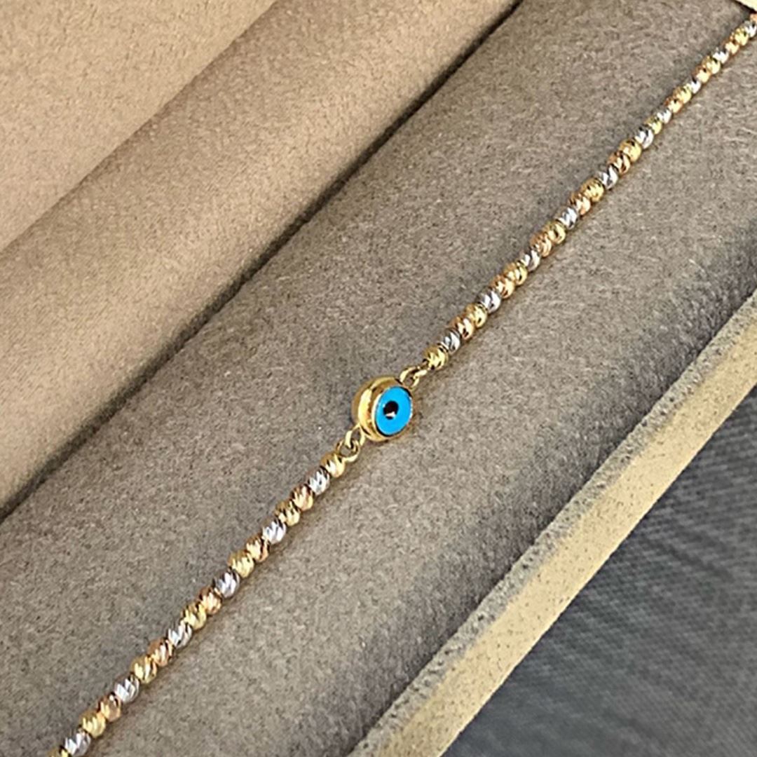 Dorika Toplu Üç Renk Bileklik Tek Göz BL0008