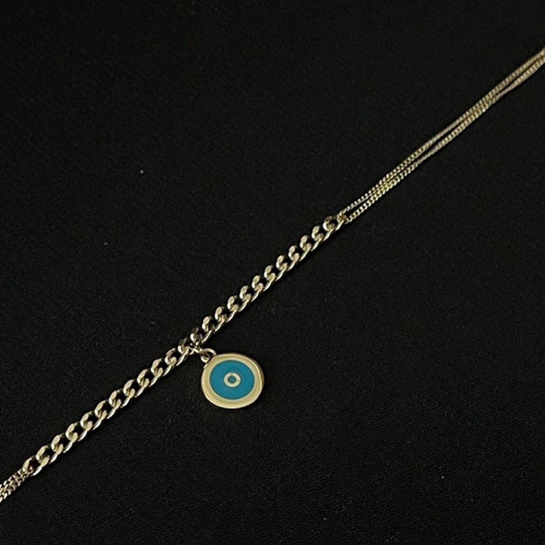 Nazar Boncuklu Mineli Bileklik BL0335