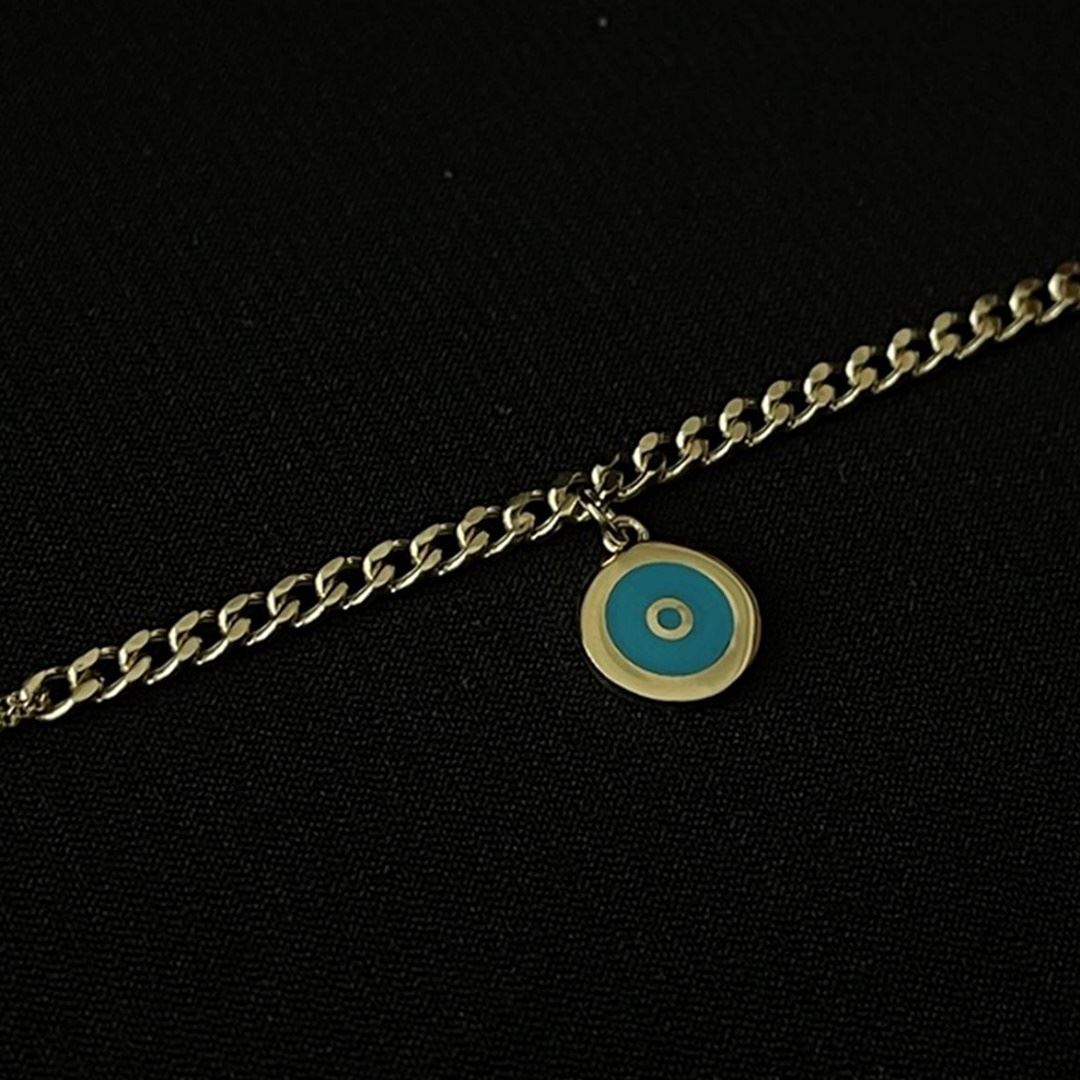 Nazar Boncuklu Mineli Bileklik BL0335