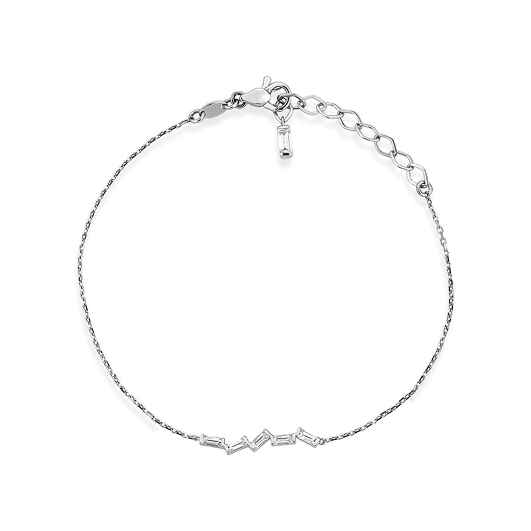 Bagetto Zigzag Altın Bileklik PI0056