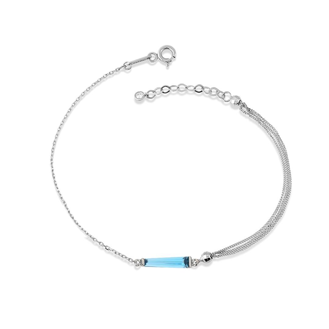 Bagetto Trapez Zincir Altın Bileklik PI0059