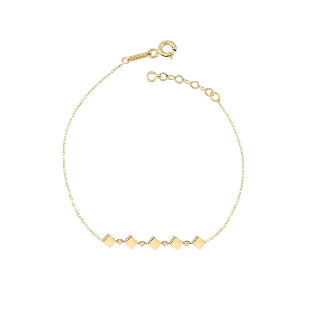Gravity Sıra Küp Altın Bileklik PI0067