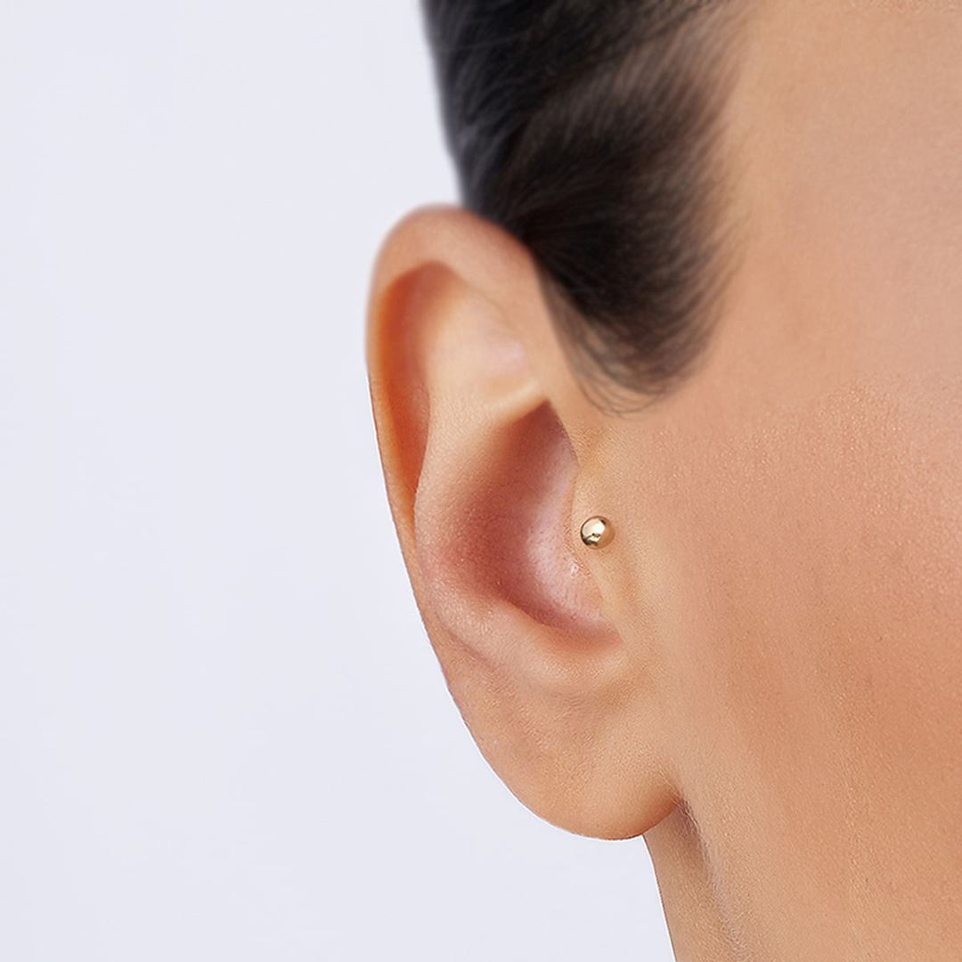 4mm Top Altın Piercing PI0087