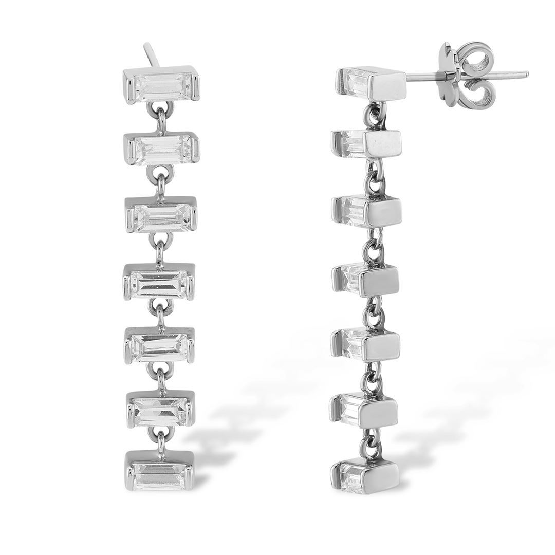 Bagetto Sıra Altın Küpe PI0159