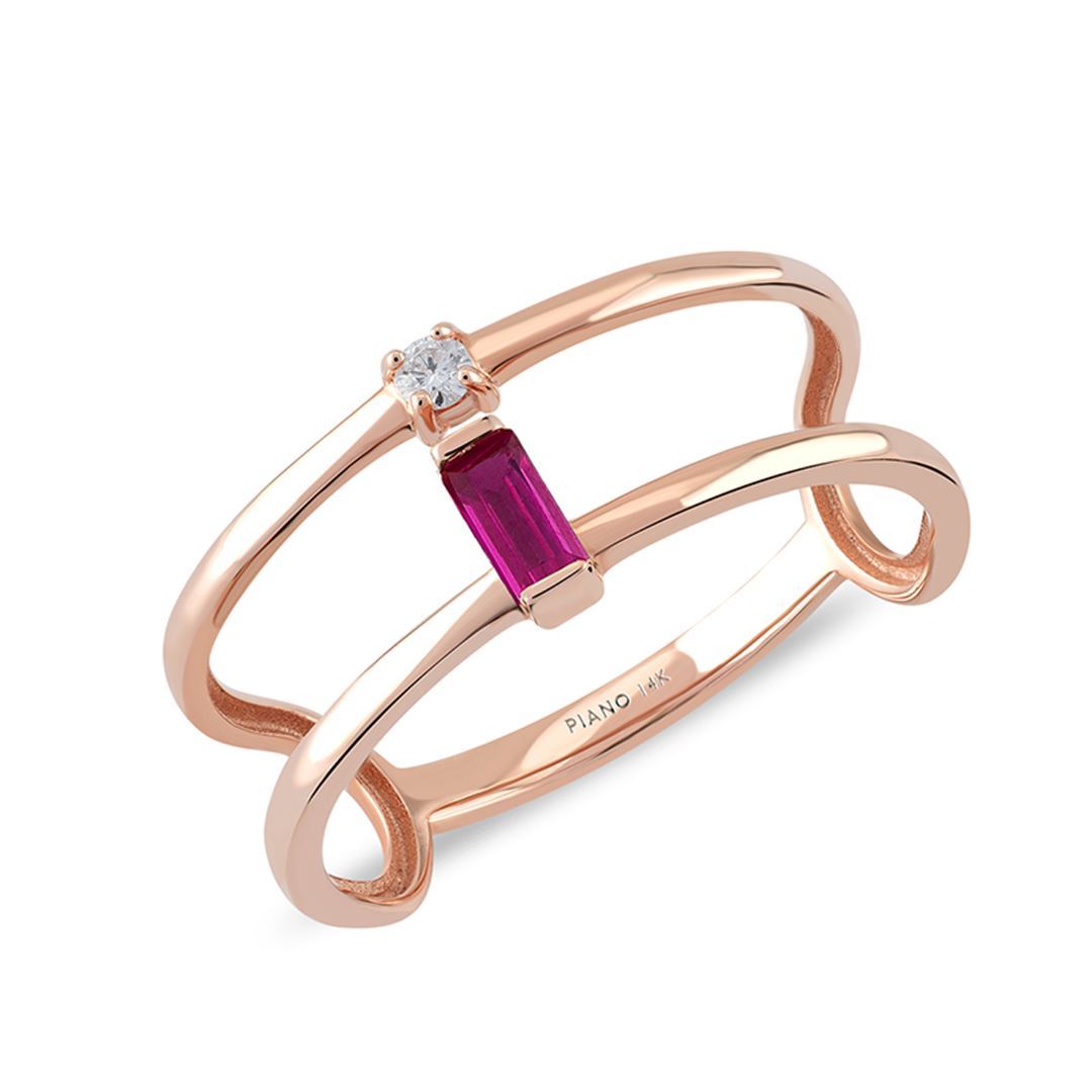 Bagetto Forte Baget Altın Yüzük PI0167