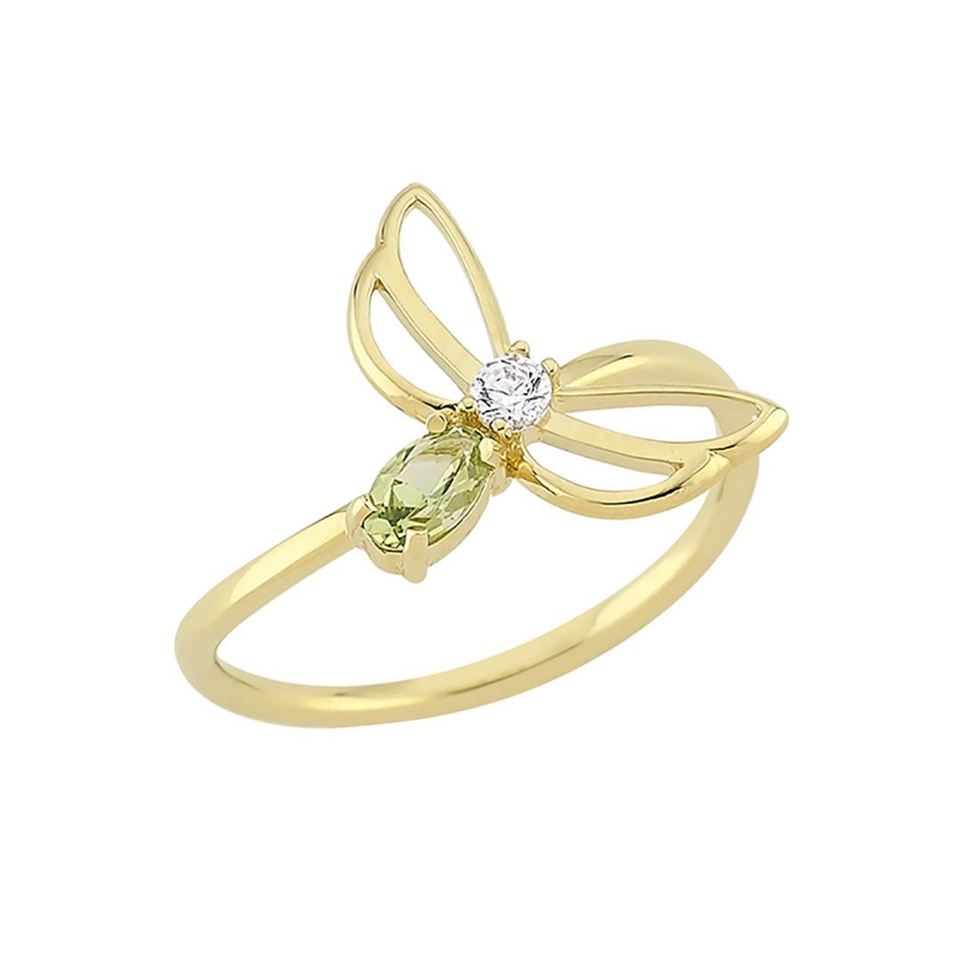 Maman Kelebek Altın Yüzük PI0173