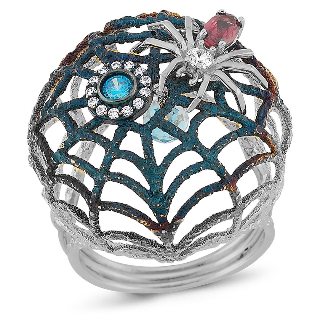 Maman Örümcek Ağı Altın Yüzük PI0176