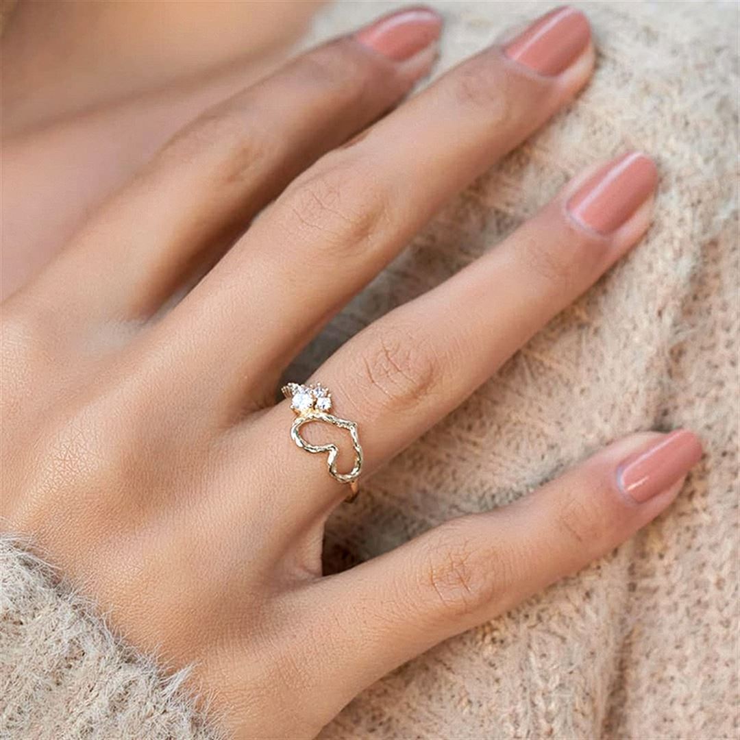 Cabaret Kalp Altın Yüzük PI0178