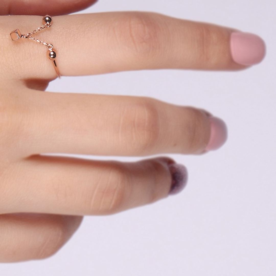 Cabaret Küp Sallantılı Altın Yüzük PI0190