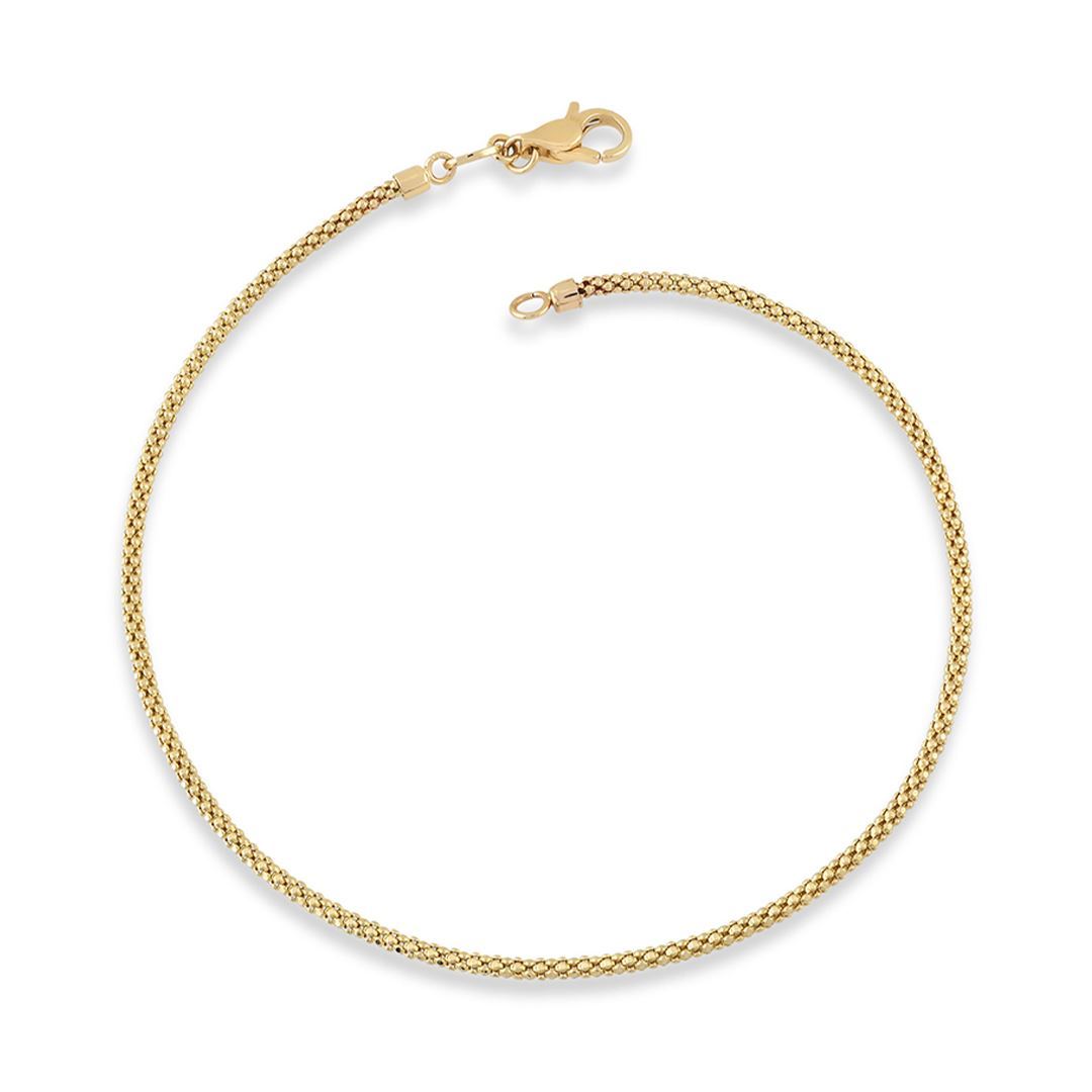 Popcorn Zincir Altın Bileklik PI0144